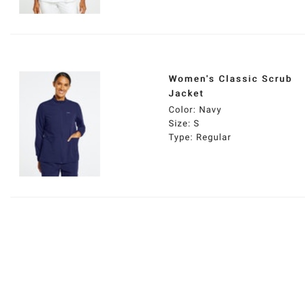 jaanuu women’s classic scrub jacket in Small